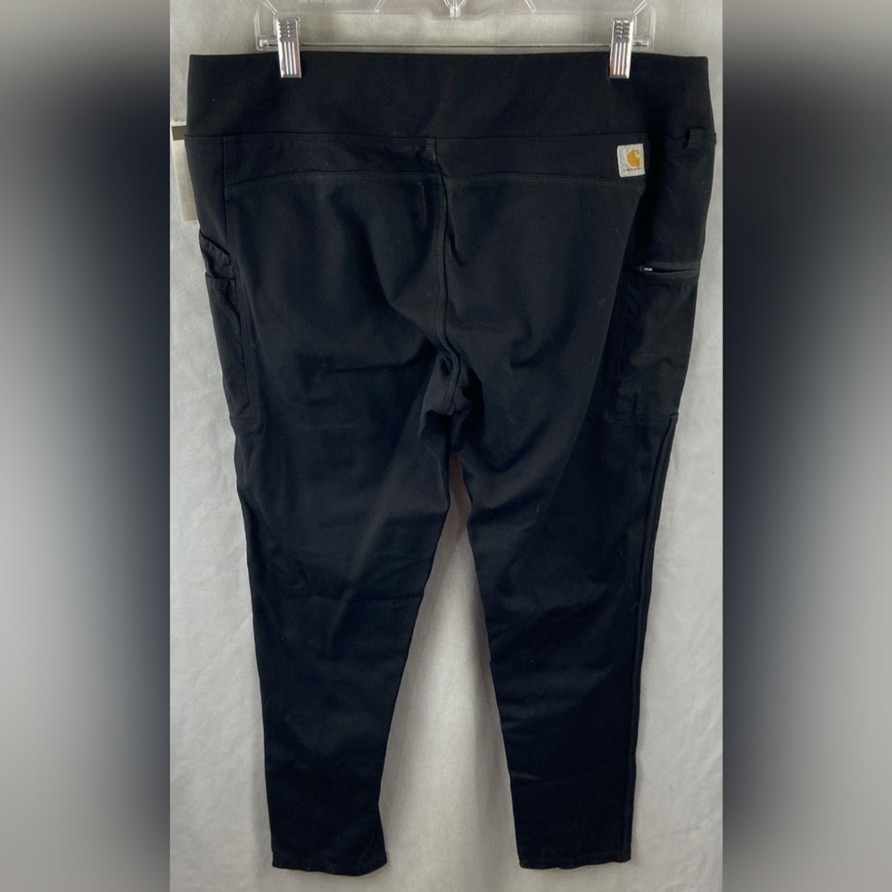 Carhartt Womens Black Force Utility Pocket Leggings Size XL MSRP $59.99 - Picture 2 of 6